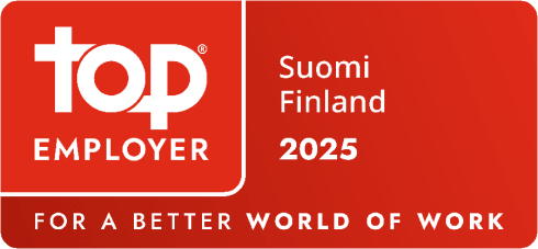 Top Employer Suomi 2025 -sertifikaatti